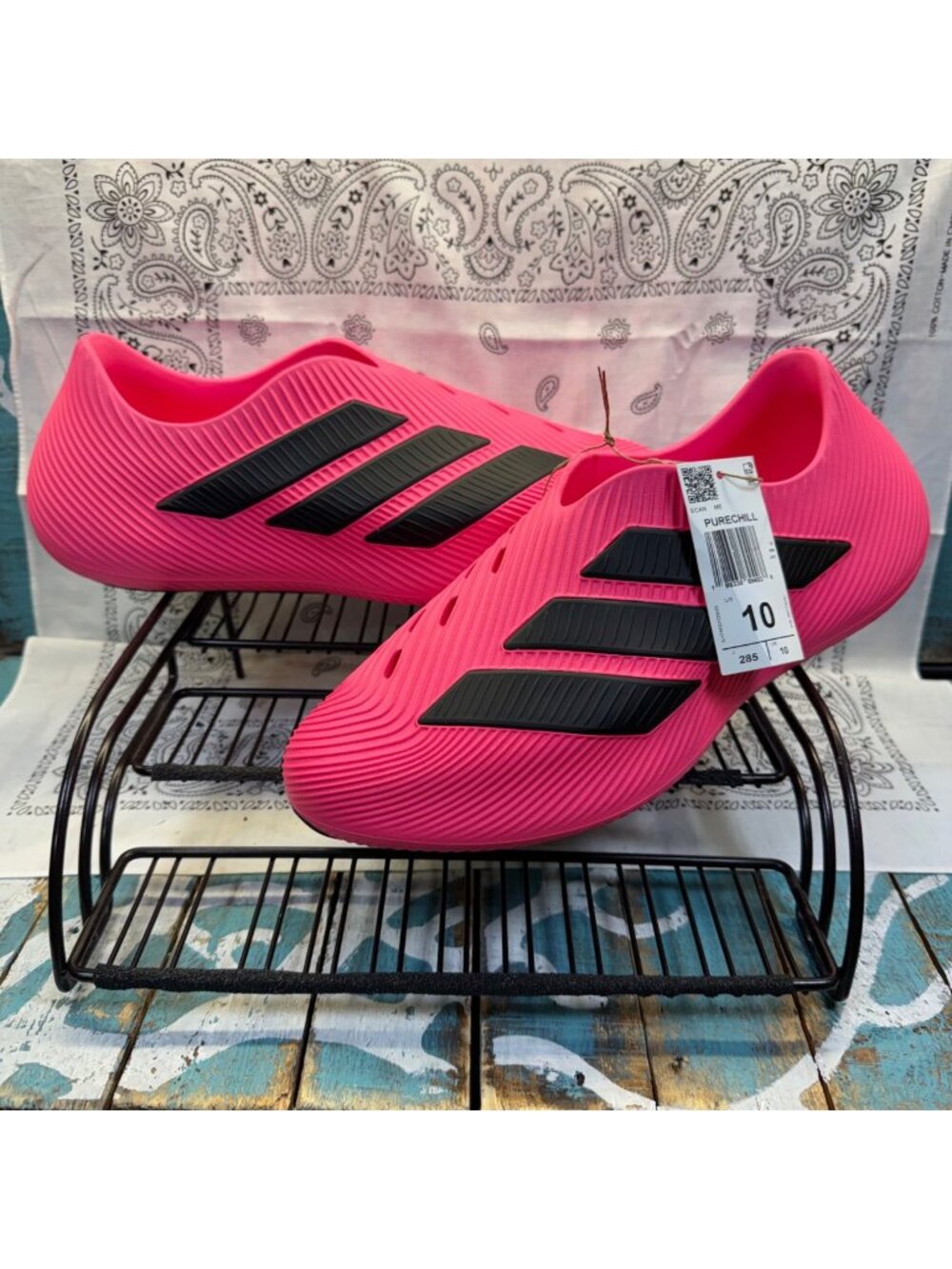 NEW Adidas PURECHILL Climacool Lucid Pink/Black KI0065 Men’s Comfort Size 10
